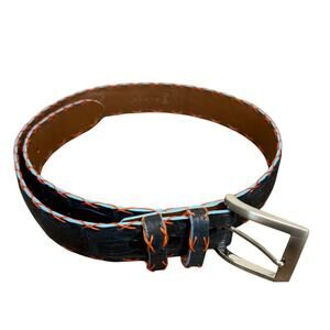 Stitch Jacob Hill by Piedmont Leather Cayman Crocodile Belt – Size 35